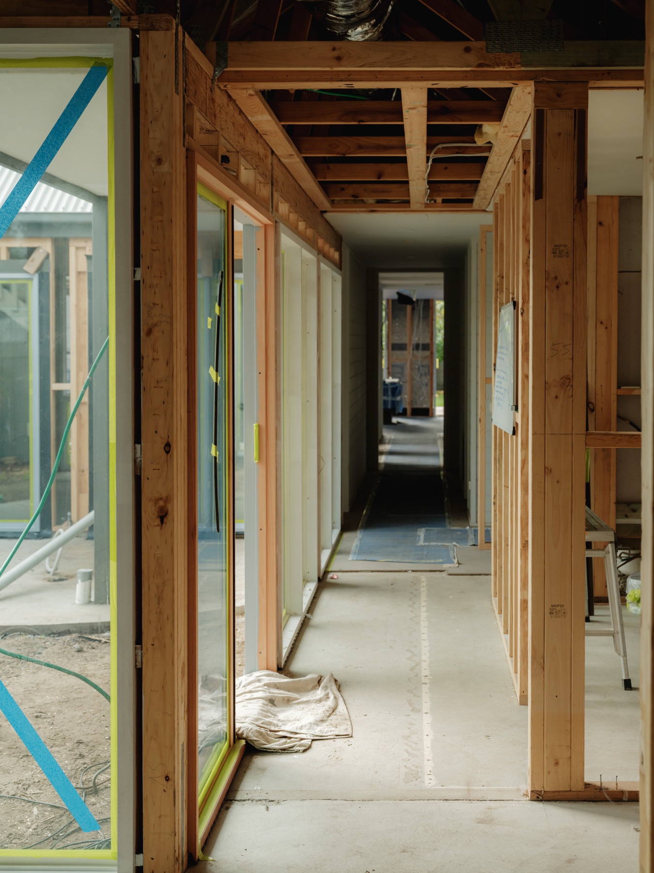 Sara St — hallway through the frame
