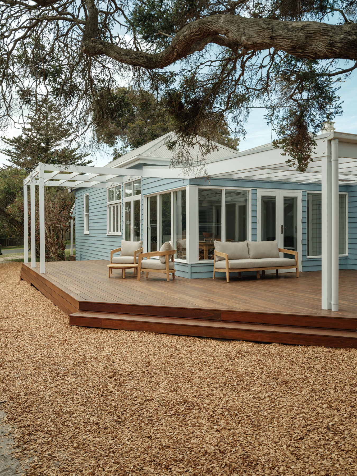 Wincanton — Moonah arching over the rear deck
