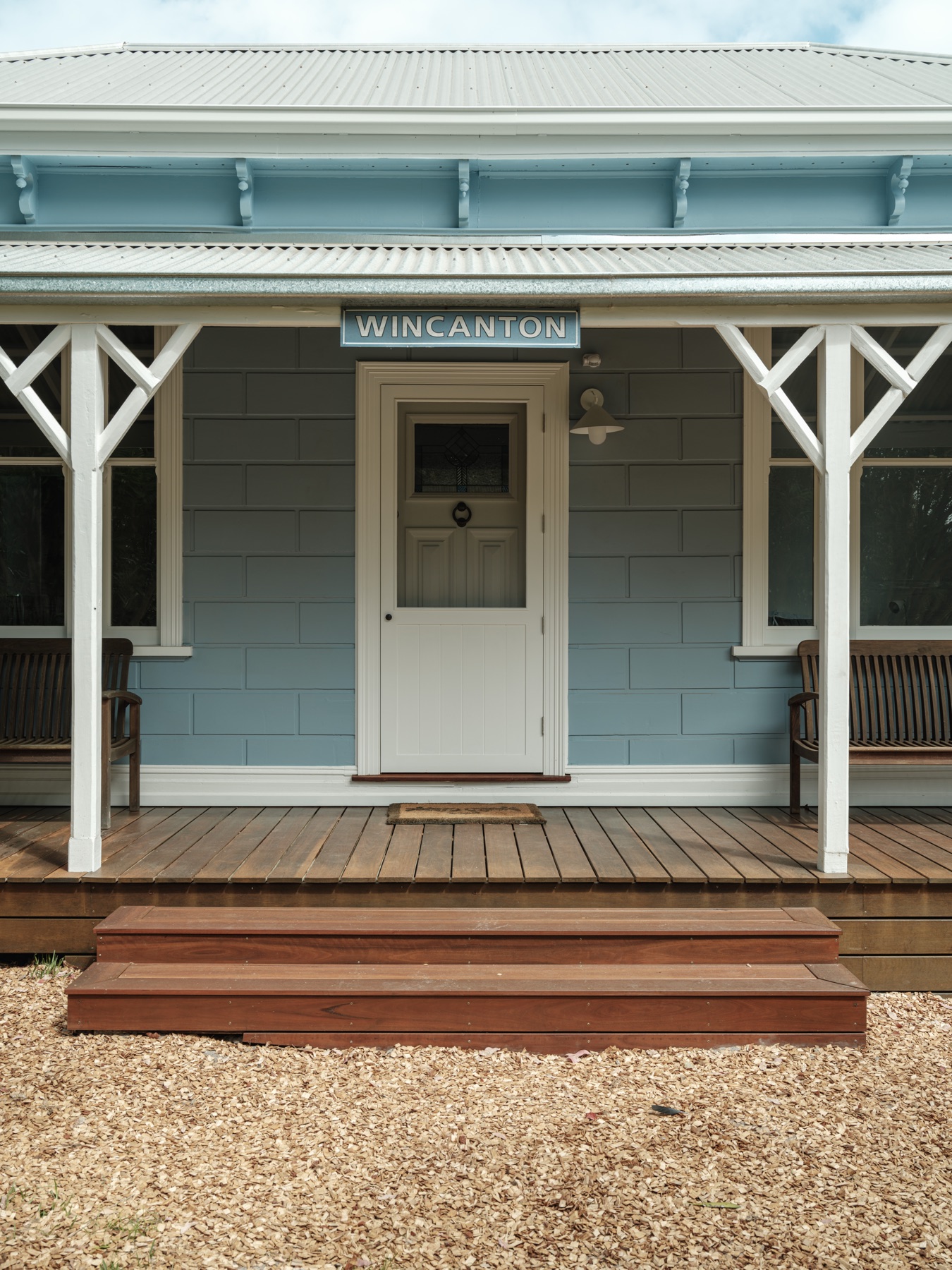 Wincanton — front verandah and signed door